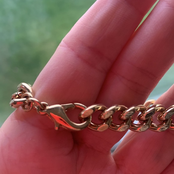 Vintage St John Gold American Flag Charm Bracelet - Picture 3 of 9